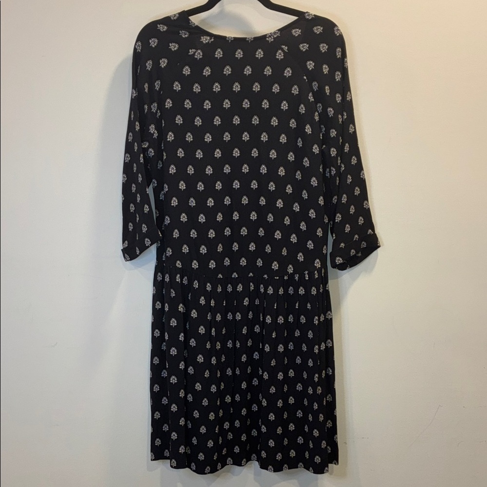 Garnet Hill Bohemian Floral Pocket Dress Size 10 - Picture 6 of 6